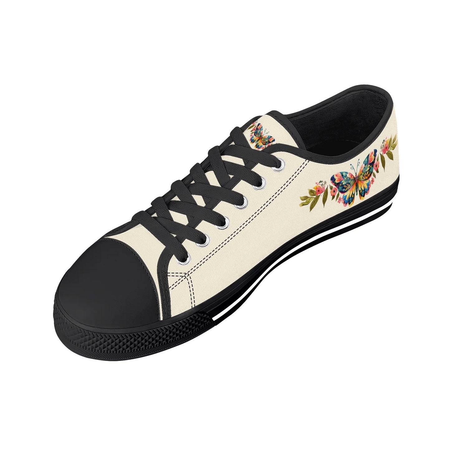 Butterfly Breeze Low Top Canvas Shoes - Women