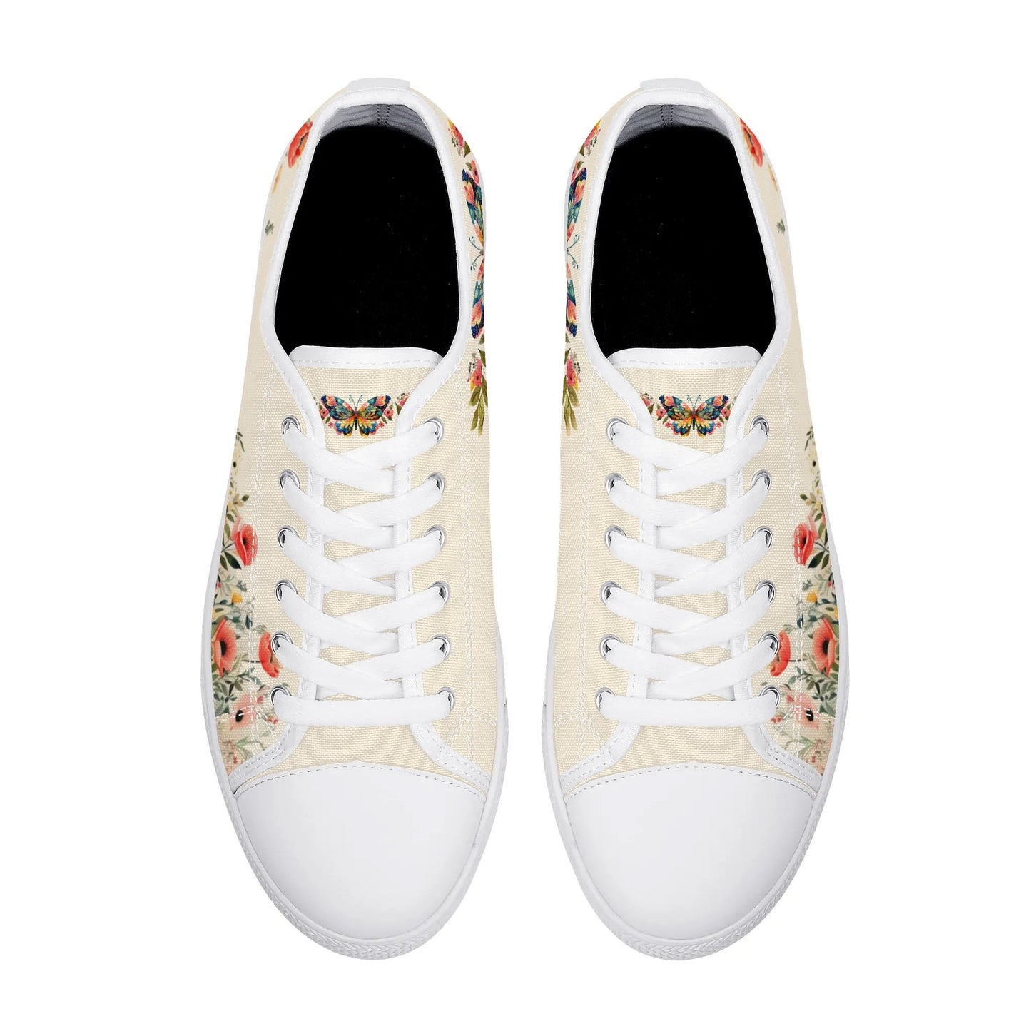 Butterfly Breeze Low Top Canvas Shoes - Women