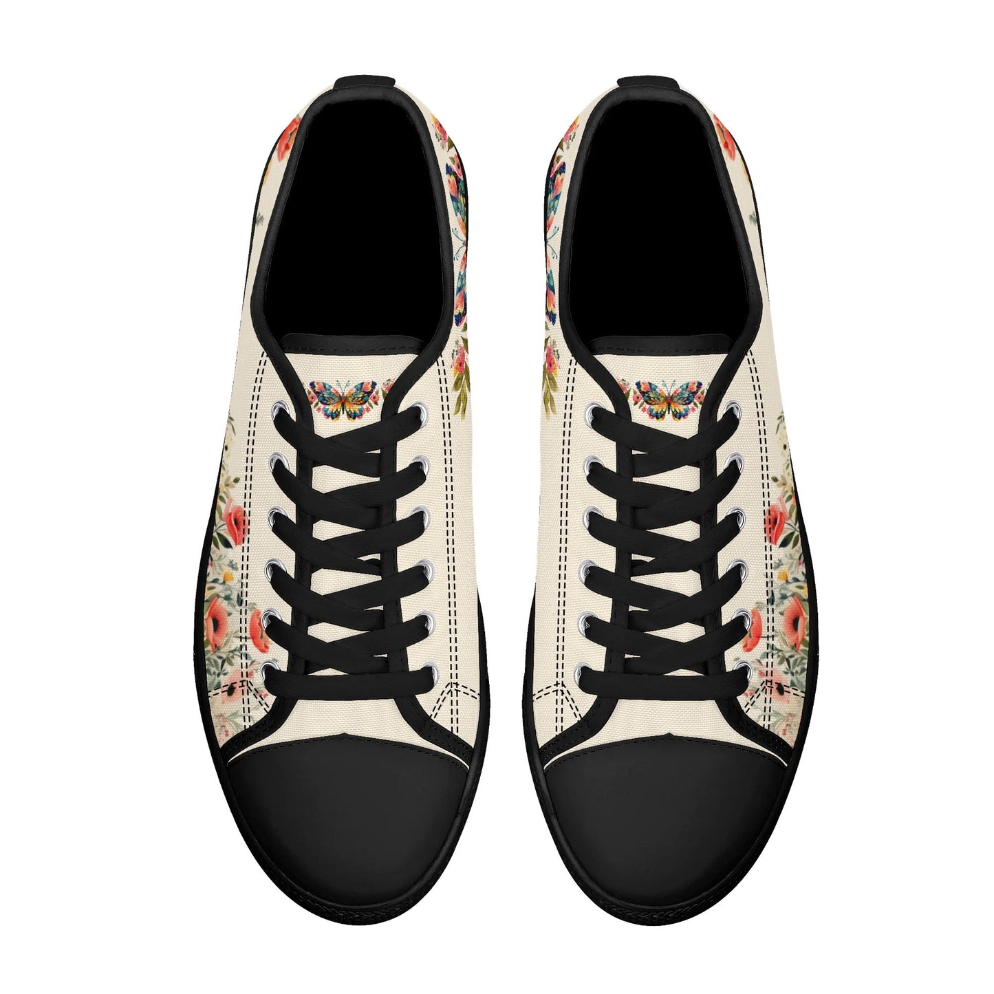 Butterfly Breeze Low Top Canvas Shoes - Women