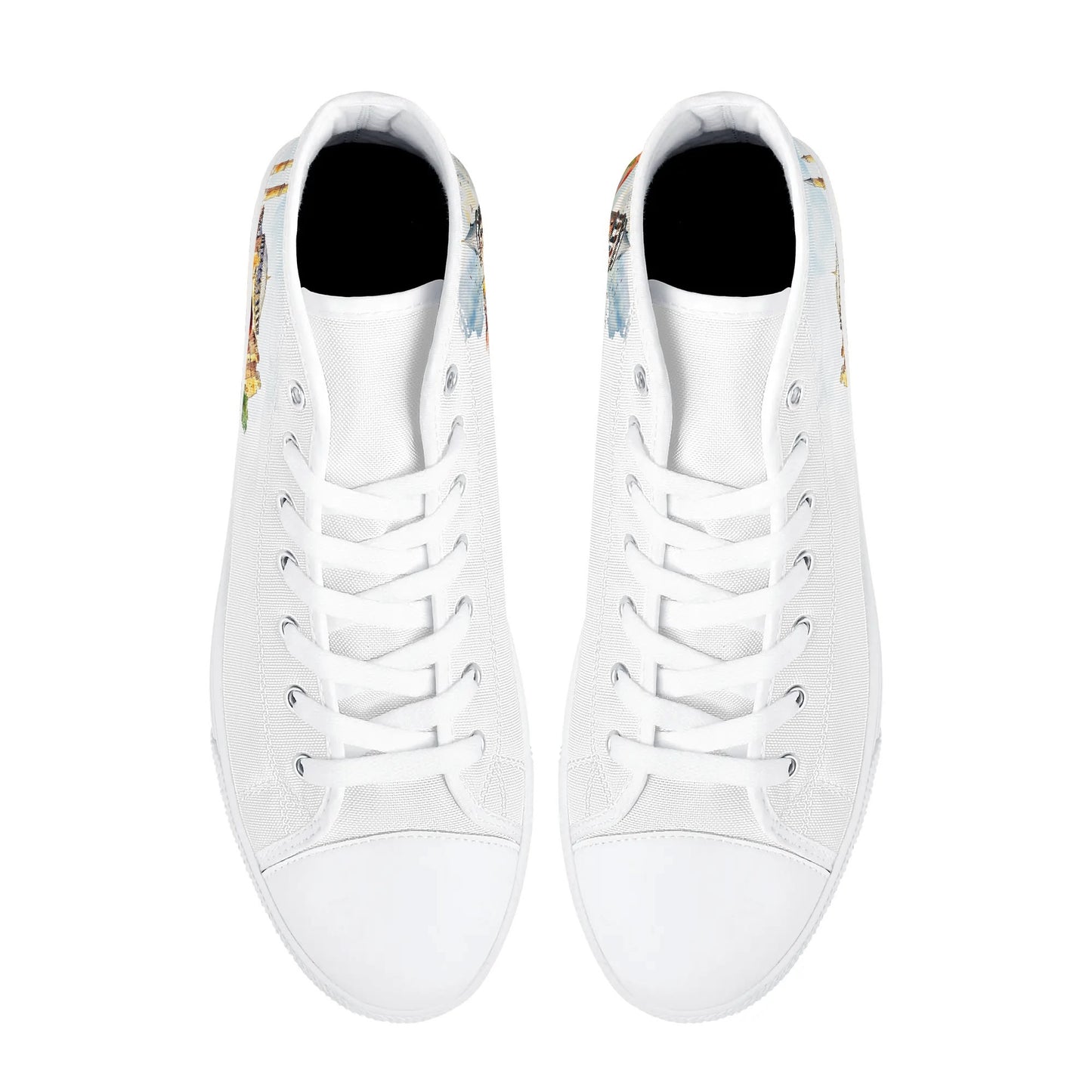 Bosphorus Breeze Minimal High Top Canvas Shoes - Women