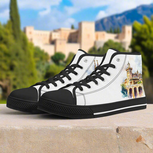 Spain Heritage Minimal High Top Canvas Shoes - Men