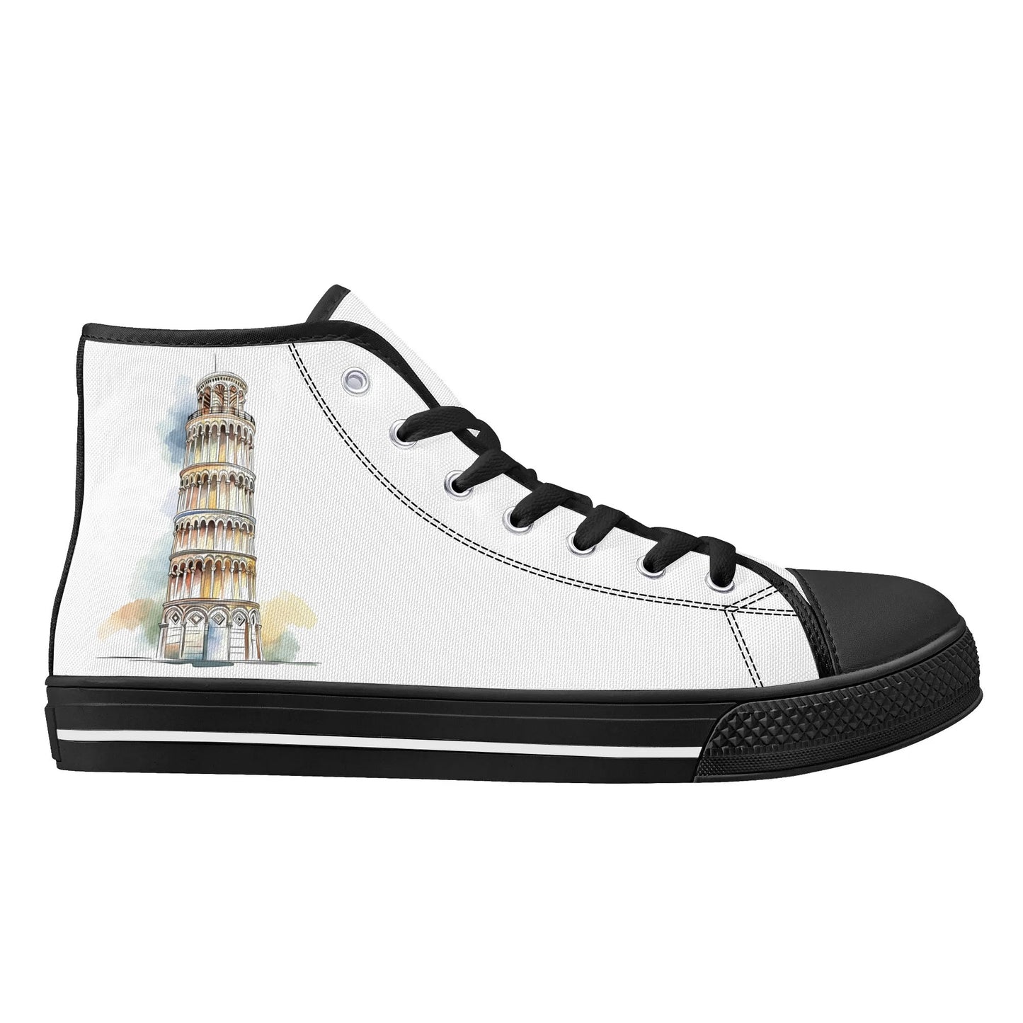 Ciao Roma Minimal High Top Canvas Shoes - Men