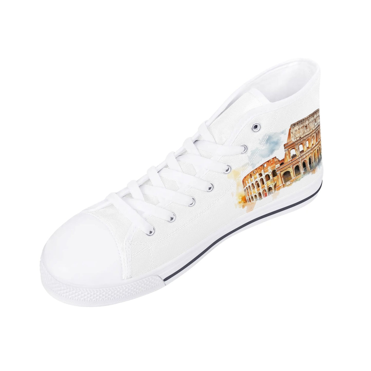 Ciao Roma Minimal High Top Canvas Shoes - Men