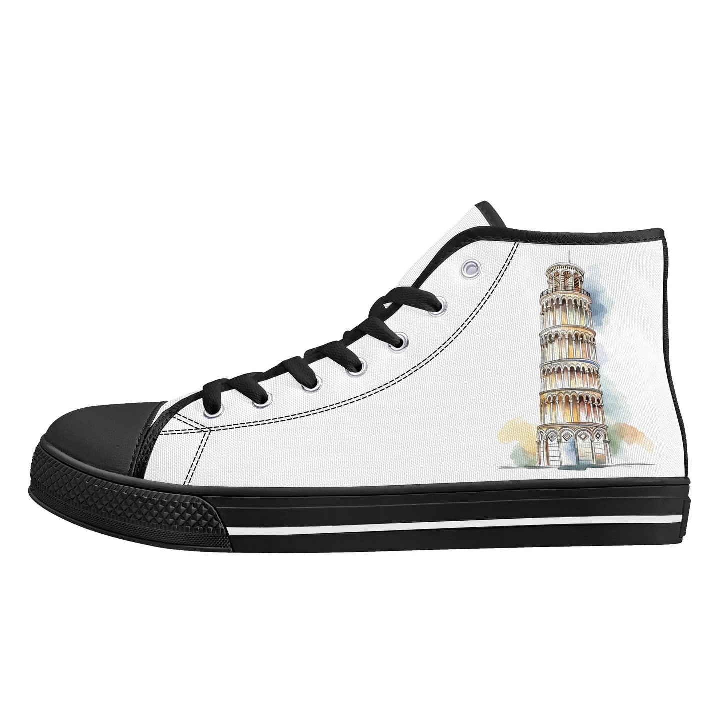 Ciao Roma Minimal High Top Canvas Shoes - Men