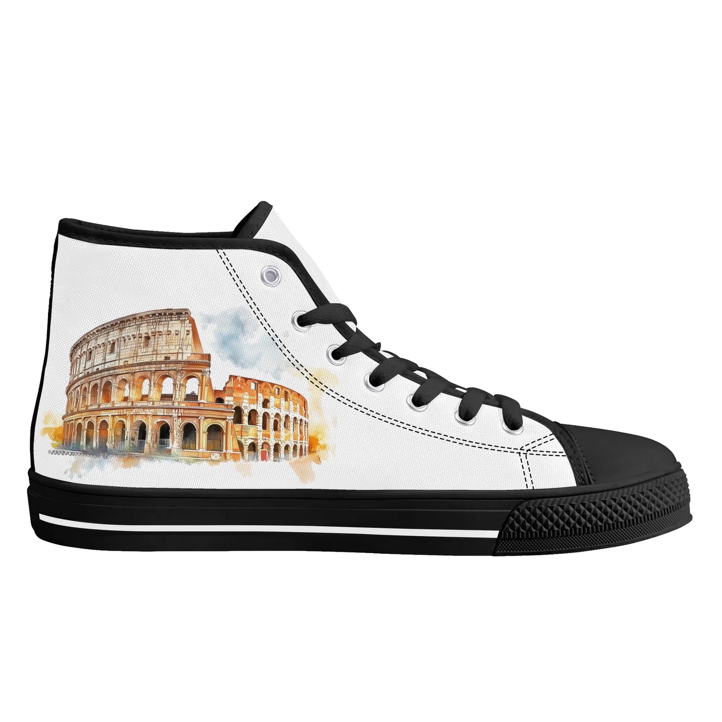 Ciao Roma Minimal High Top Canvas Shoes - Women