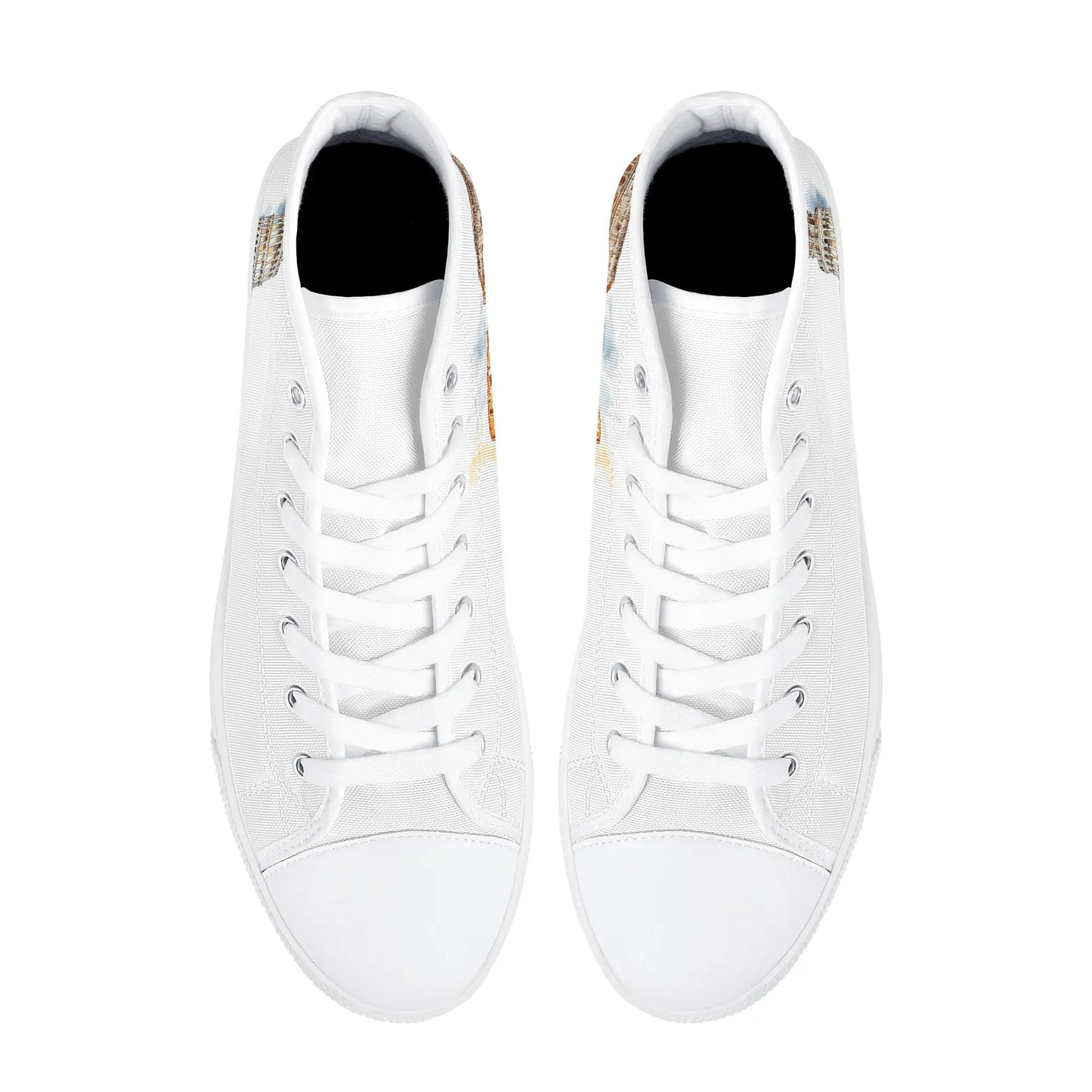 Ciao Roma Minimal High Top Canvas Shoes - Women