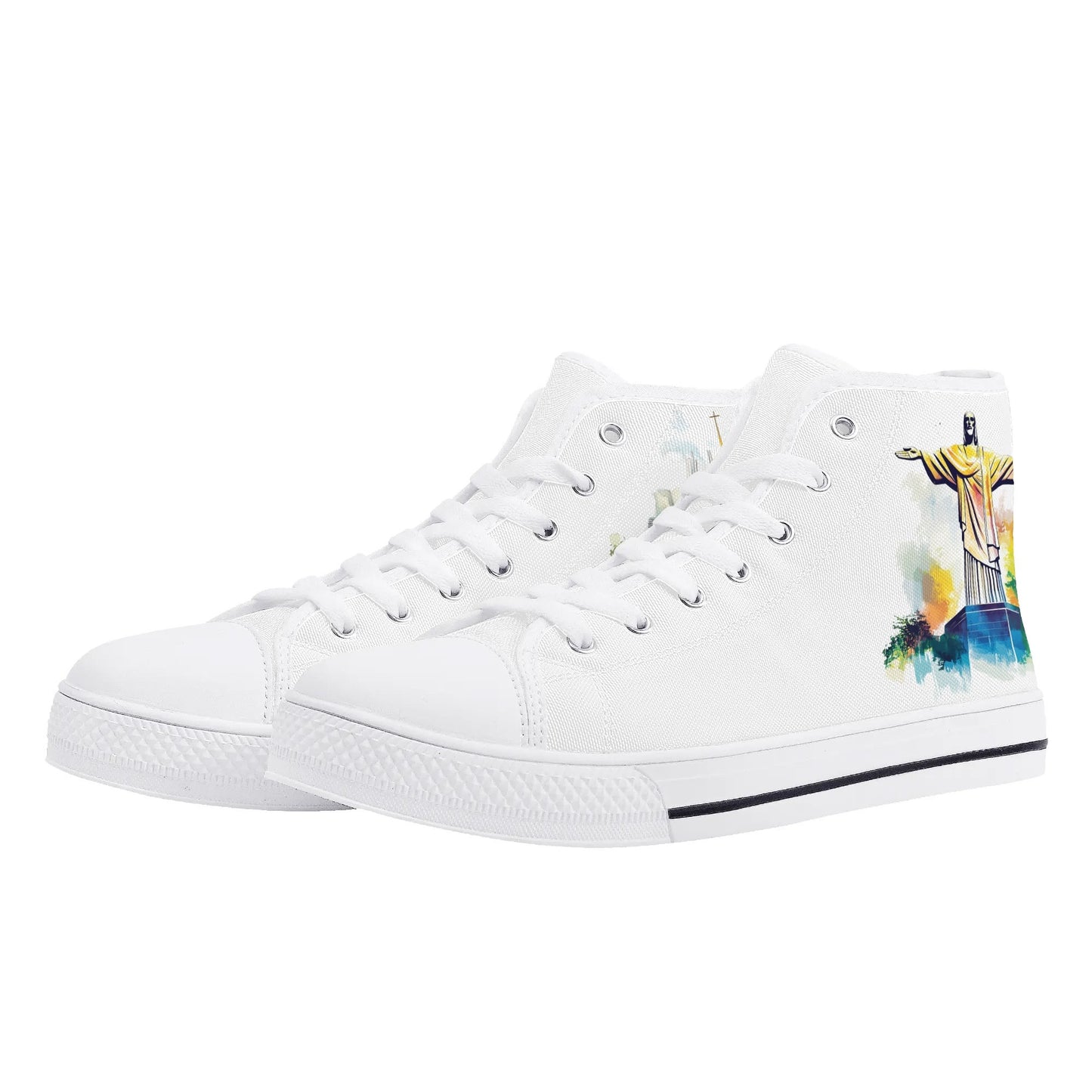 Redeemer Glow Minimal High Top Canvas Shoes - Women