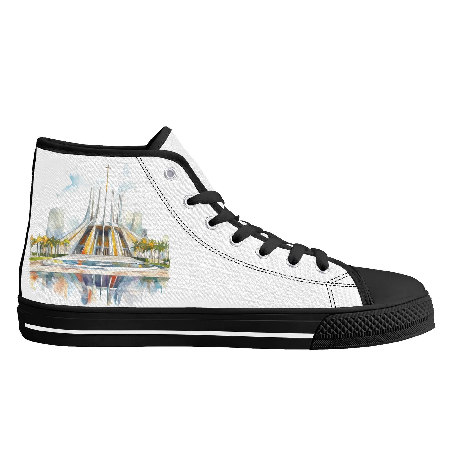 Redeemer Glow Minimal High Top Canvas Shoes - Women