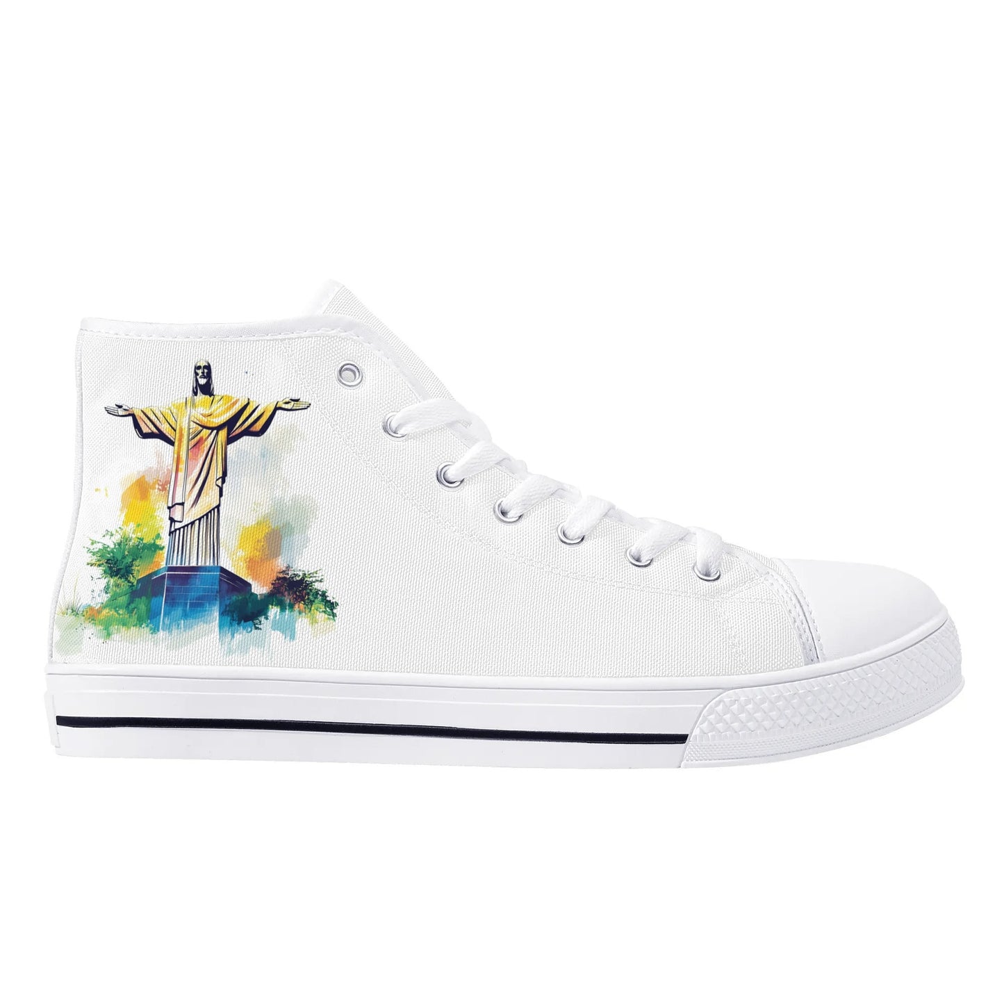 Redeemer Glow Minimal High Top Canvas Shoes - Women