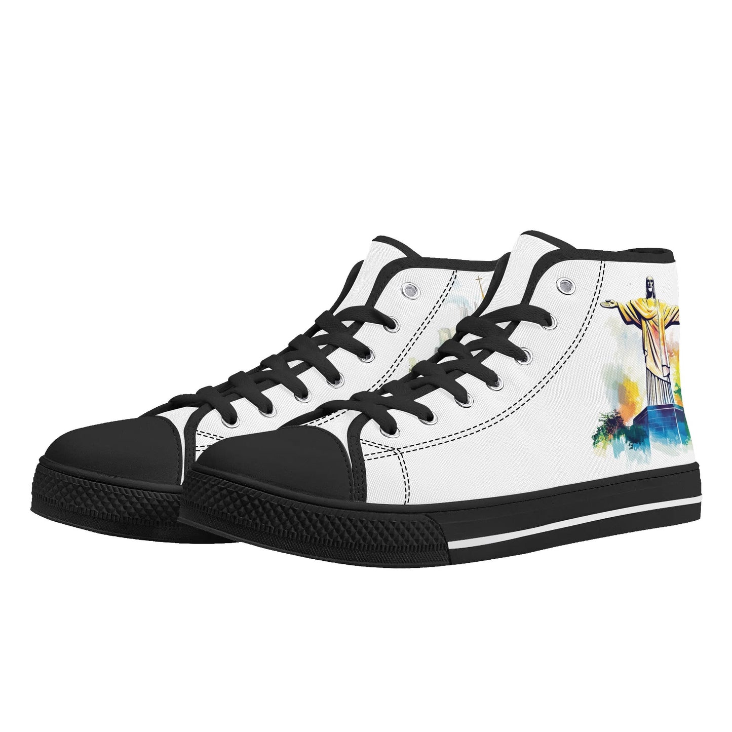 Redeemer Glow Minimal High Top Canvas Shoes - Women