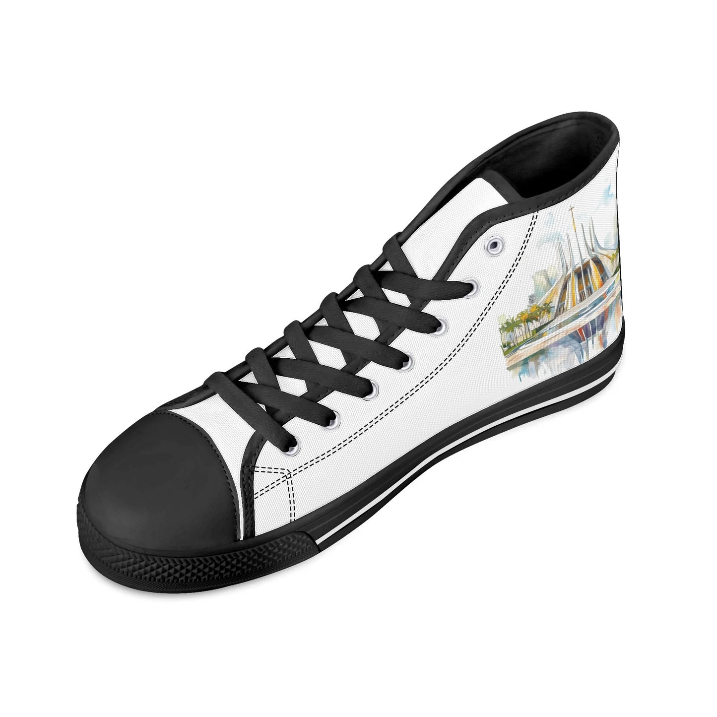 Redeemer Glow Minimal High Top Canvas Shoes - Women