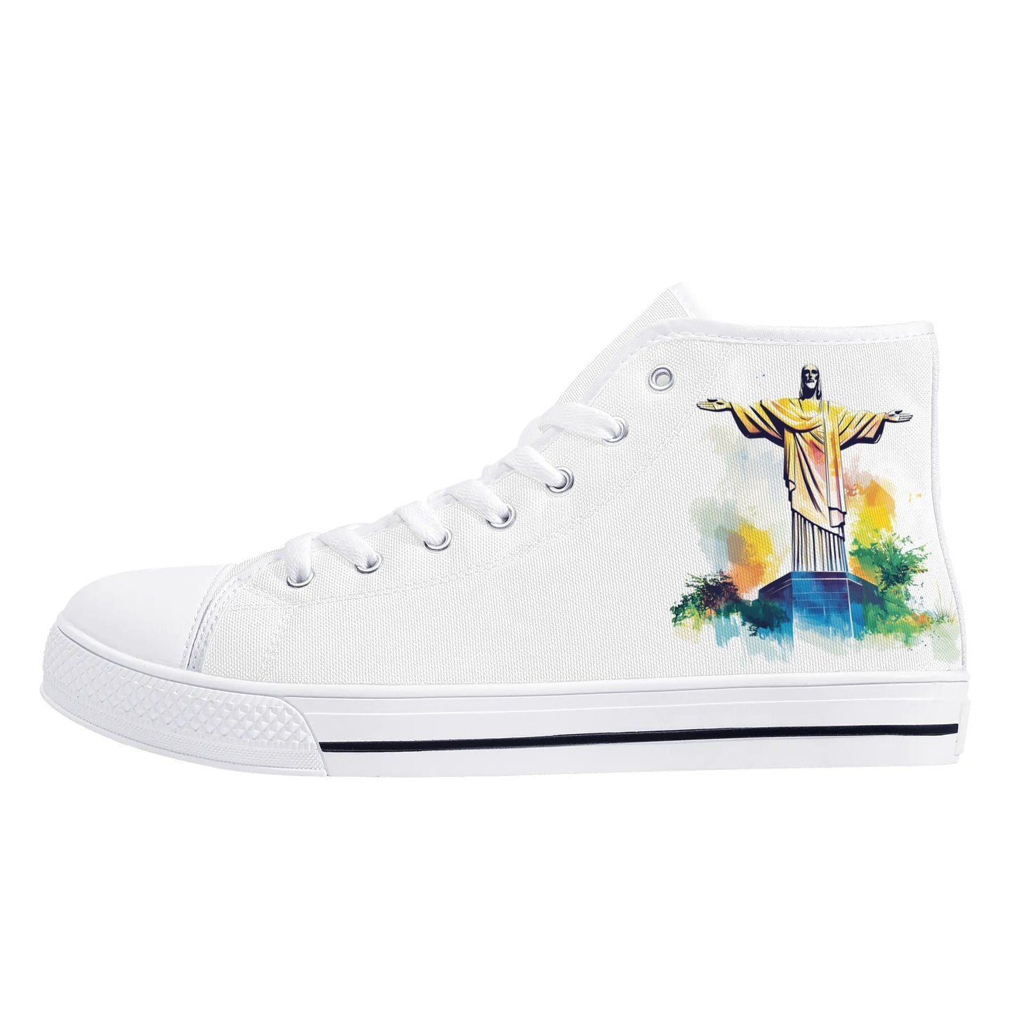 Redeemer Glow Minimal High Top Canvas Shoes - Women