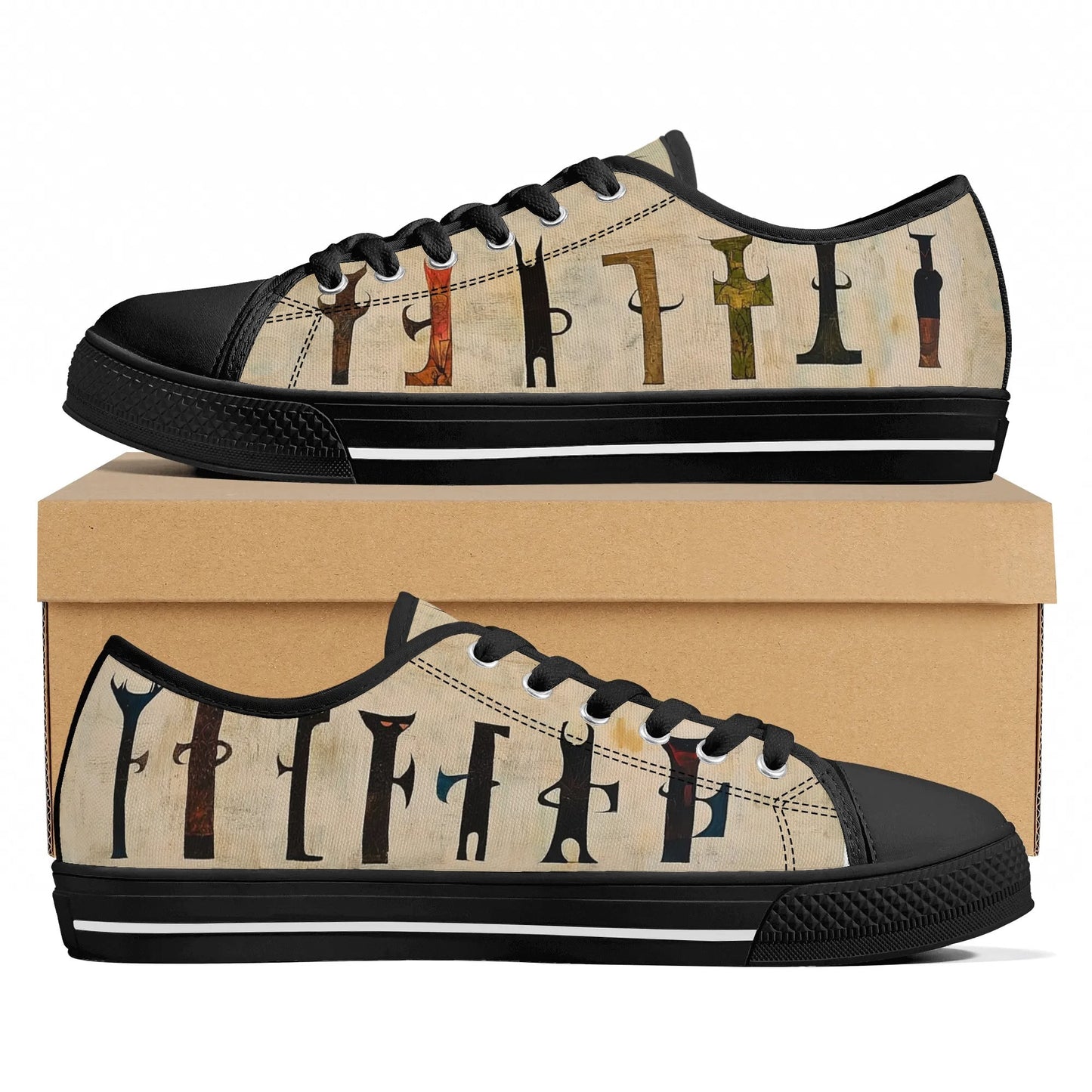 Totem Guardian Low Top Canvas Shoes - Men