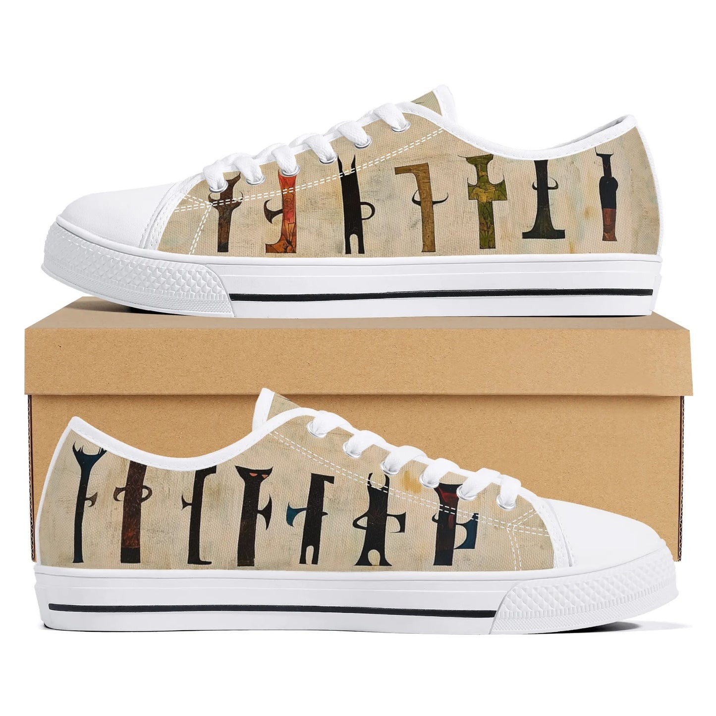 Totem Guardian Low Top Canvas Shoes - Men