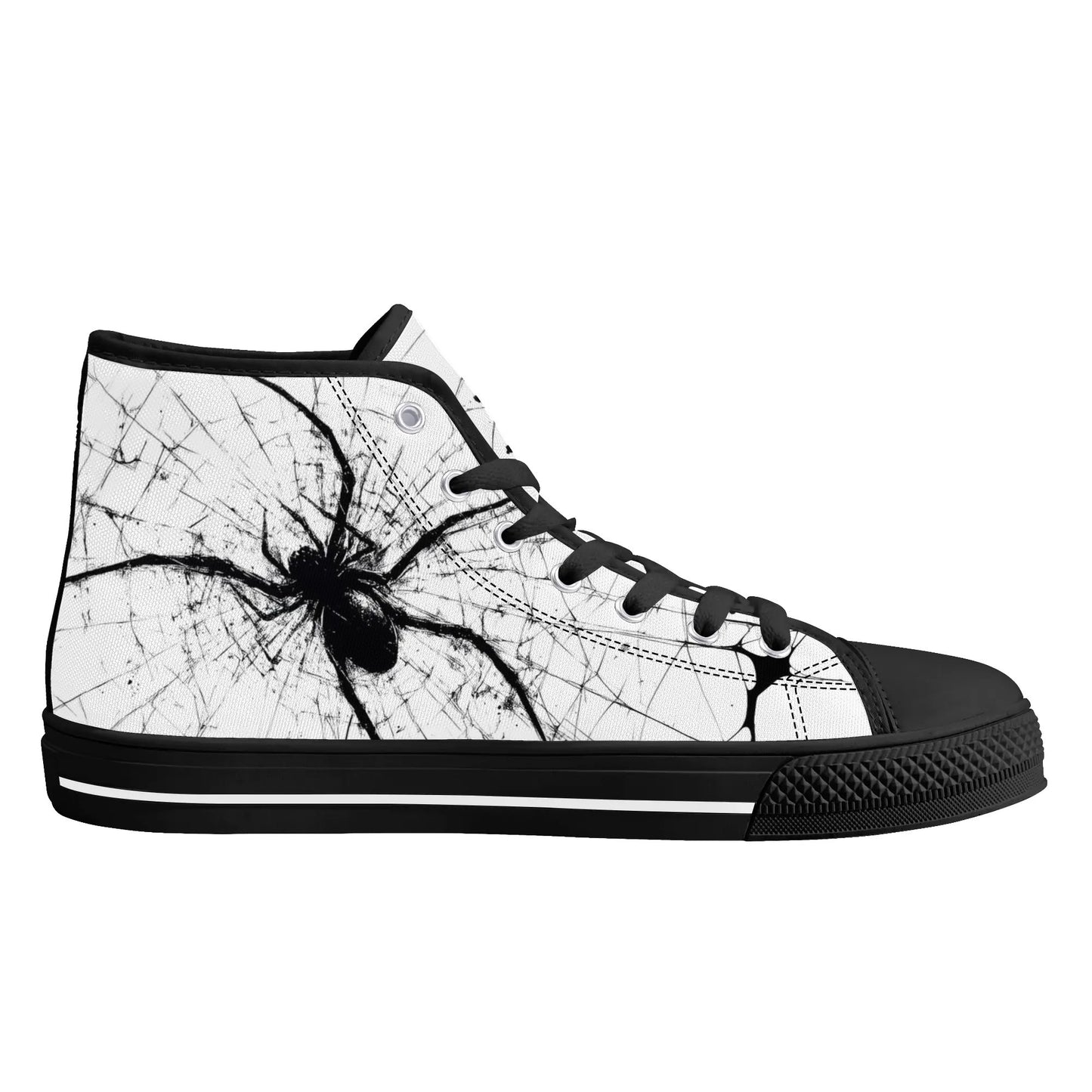 Spider’s Eye High Top Canvas Shoes - Men