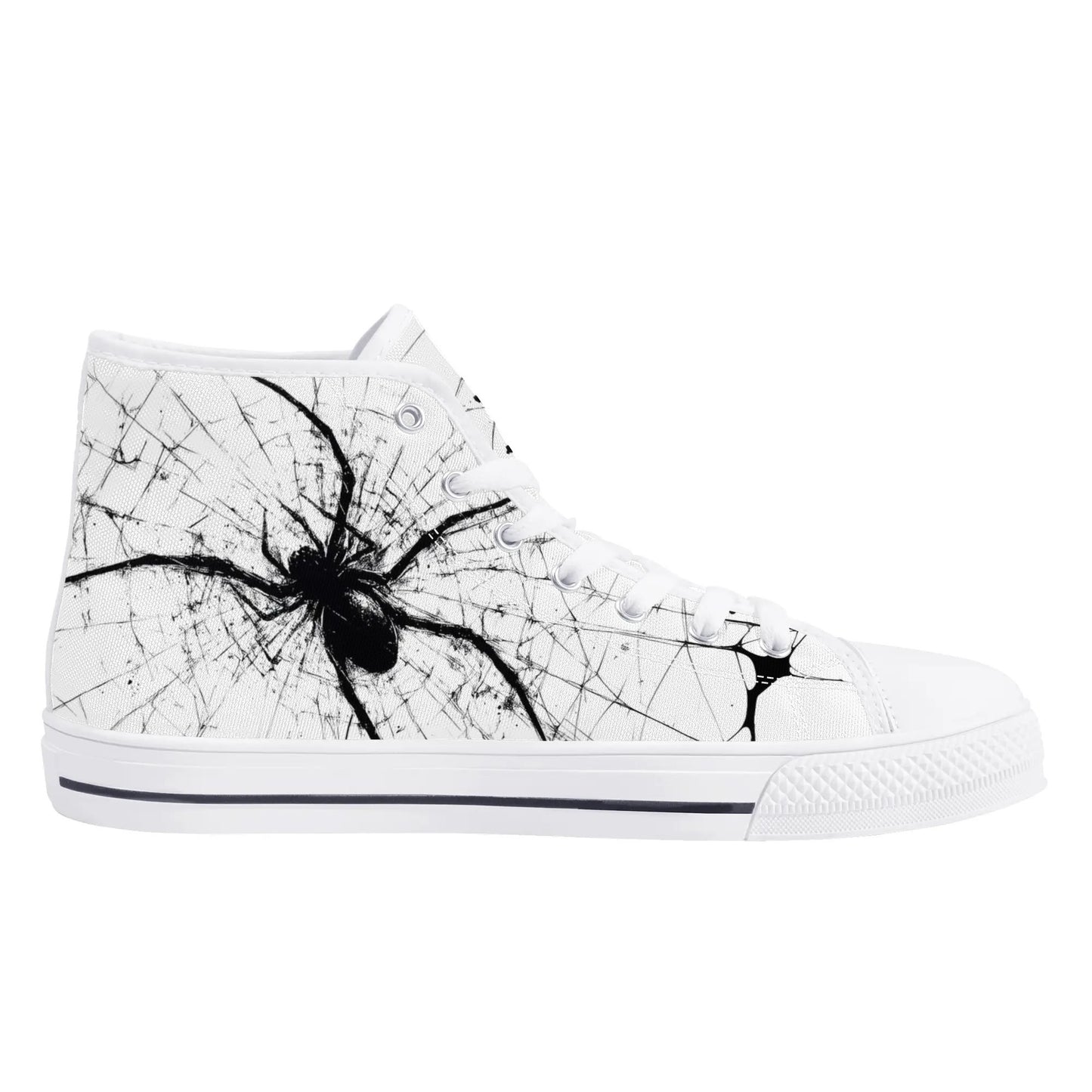 Spider’s Eye High Top Canvas Shoes - Men