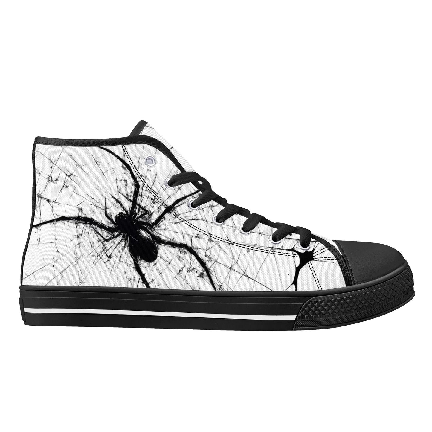 Spider’s Eye High Top Canvas Shoes - Men