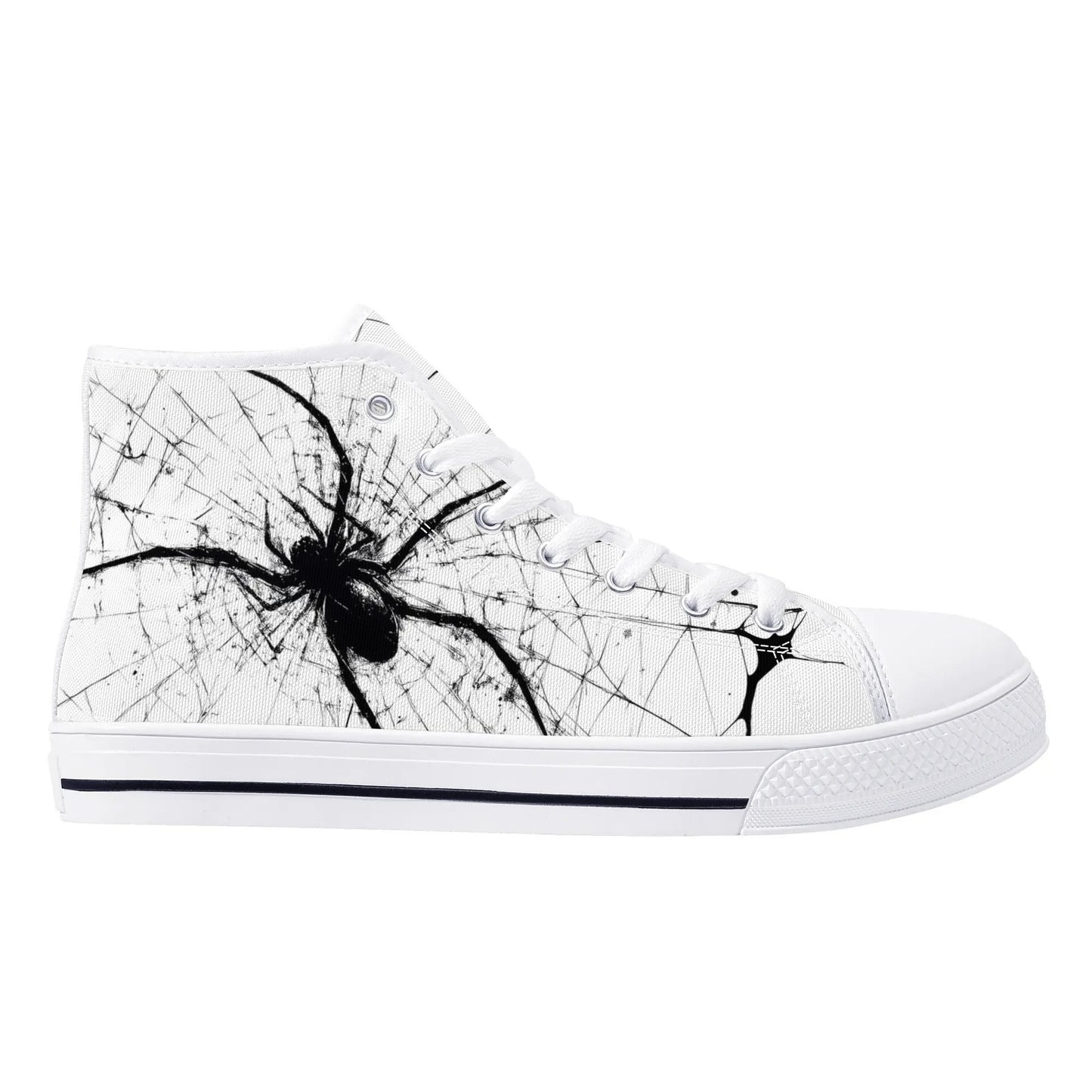 Spider’s Eye High Top Canvas Shoes - Men