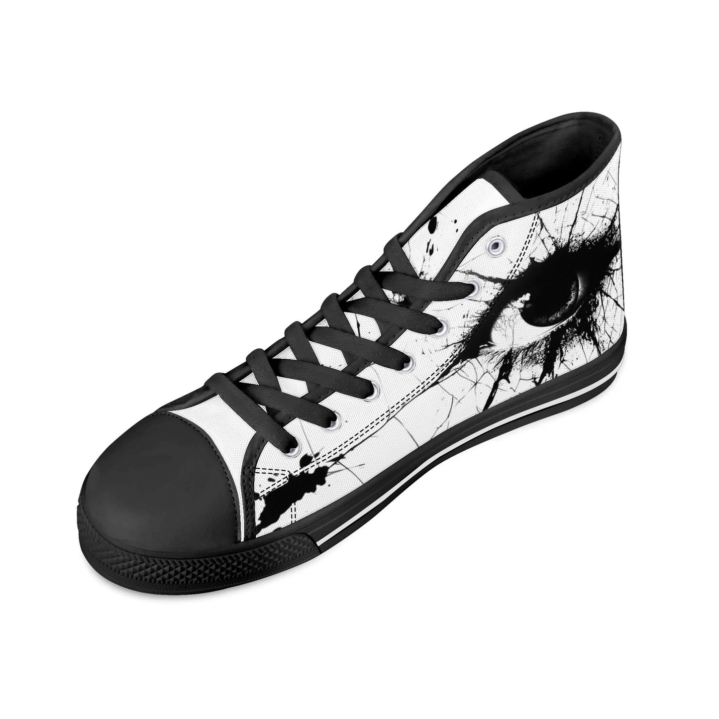 Spider’s Eye High Top Canvas Shoes - Men