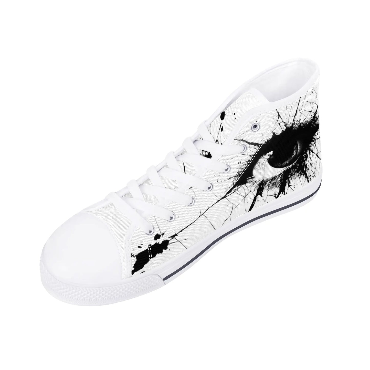 Spider’s Eye High Top Canvas Shoes - Men