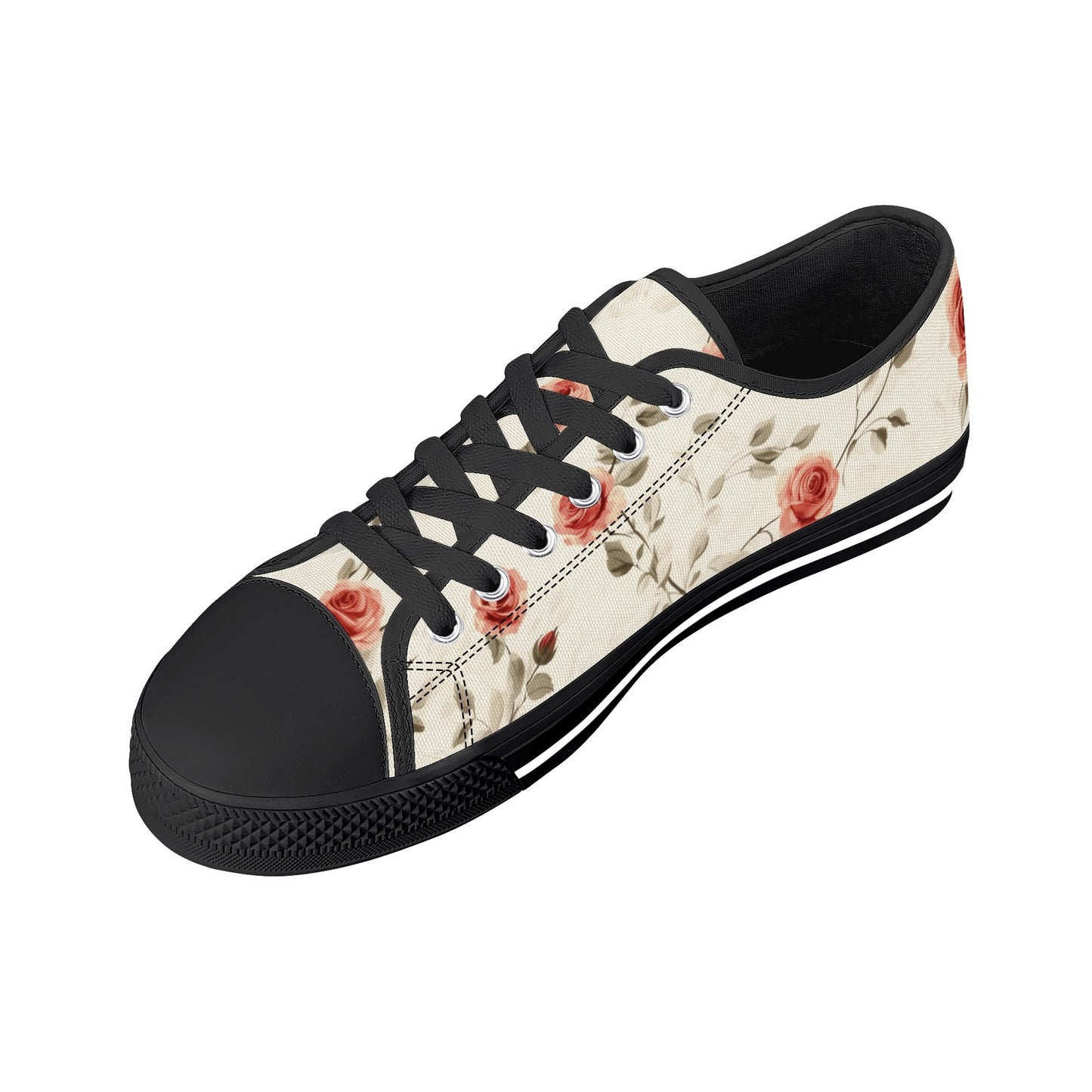 Rose Whisper Low Top Canvas Shoes - Women