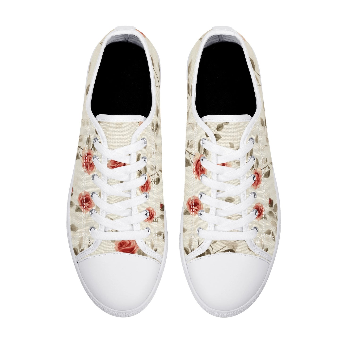 Rose Whisper Low Top Canvas Shoes - Women