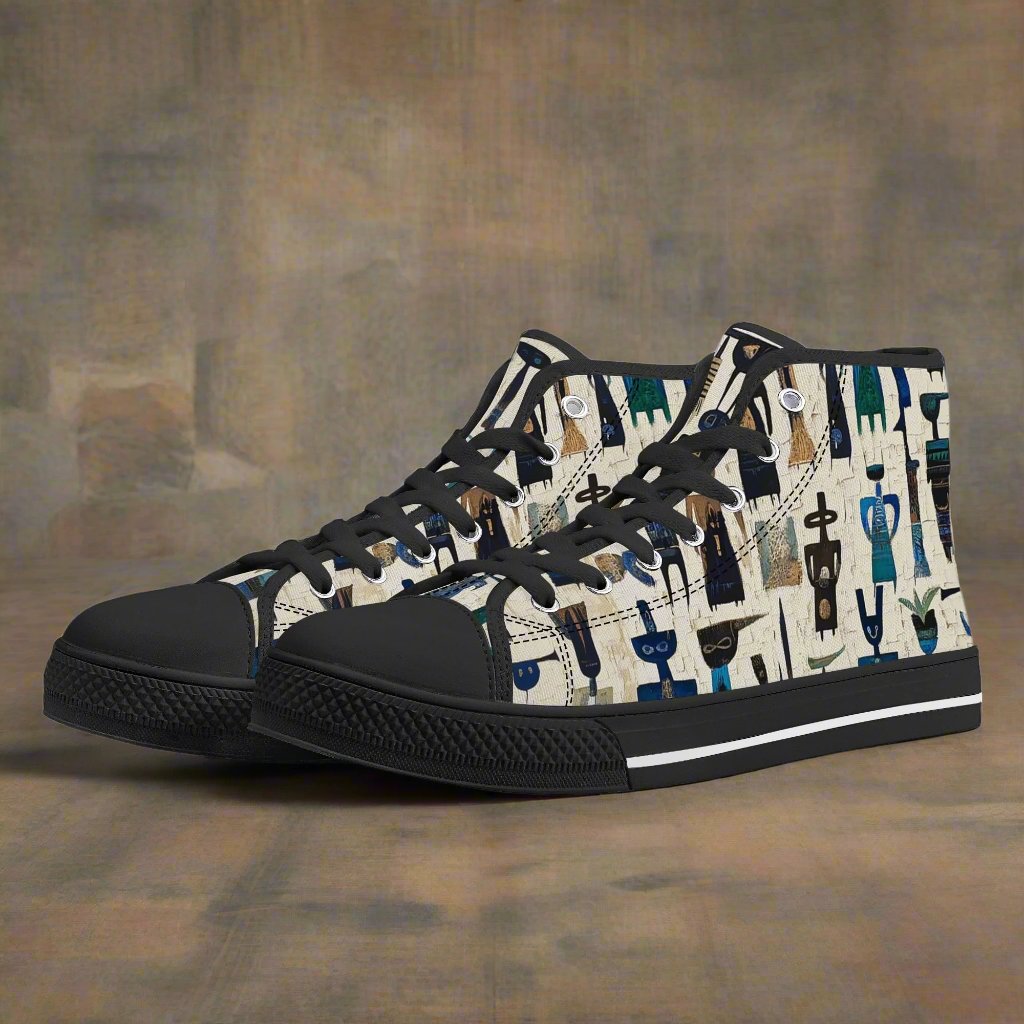 Mystic Figures High Top Canvas Shoes - Women