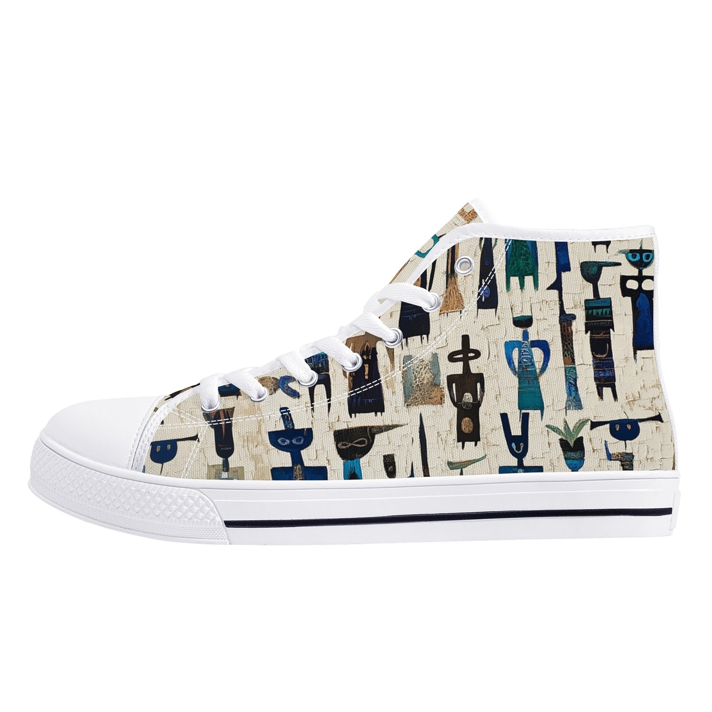 Mystic Figures High Top Canvas Shoes - Women