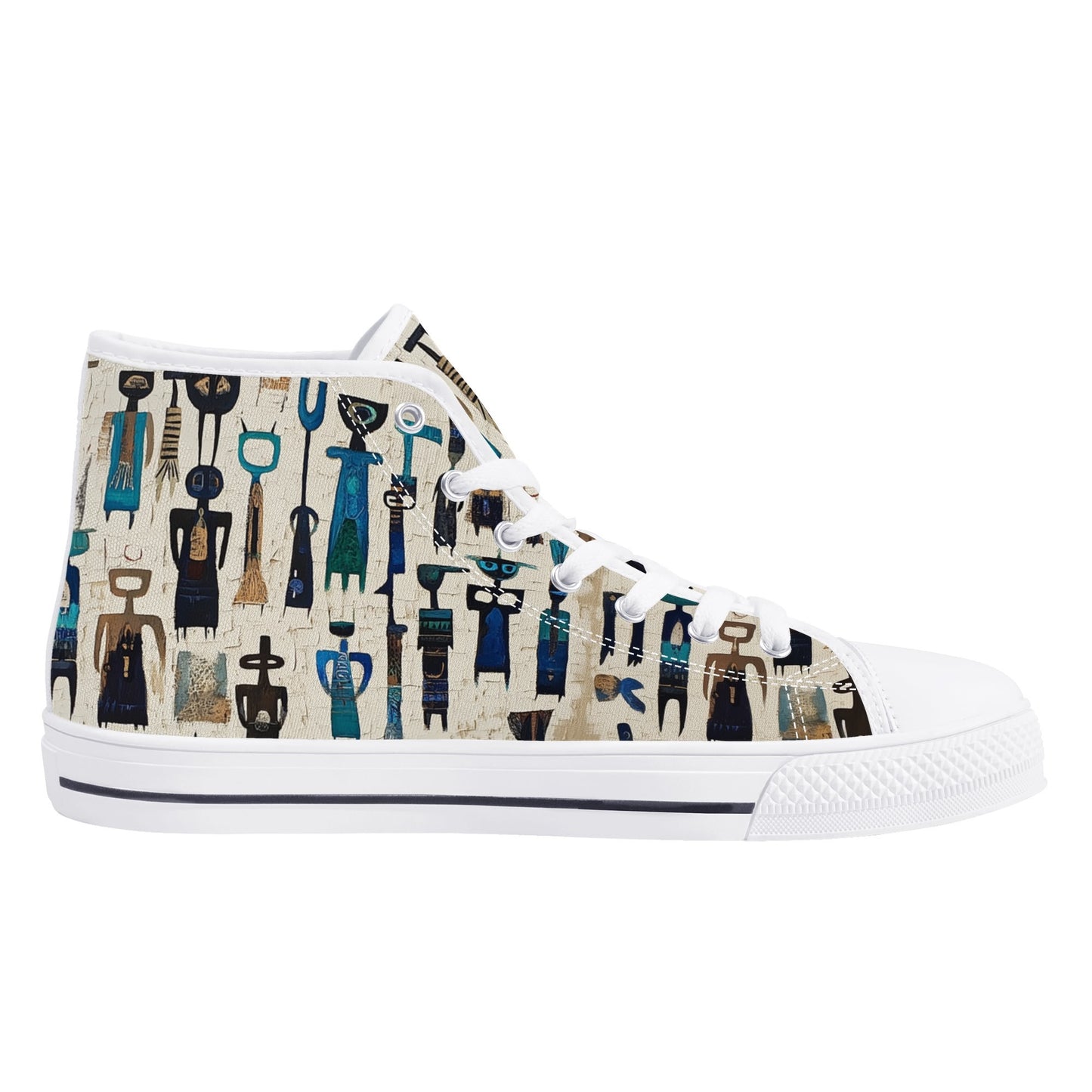 Mystic Figures High Top Canvas Shoes - Women