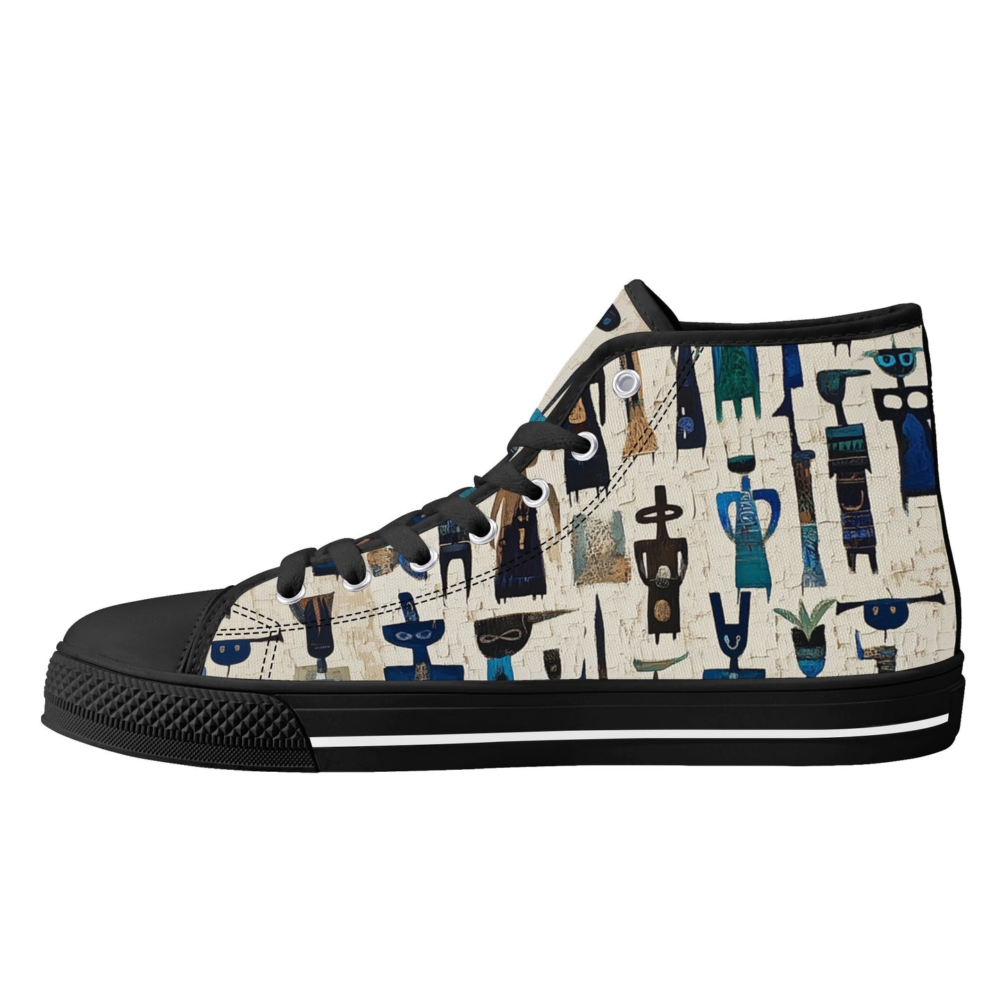 Mystic Figures High Top Canvas Shoes - Women