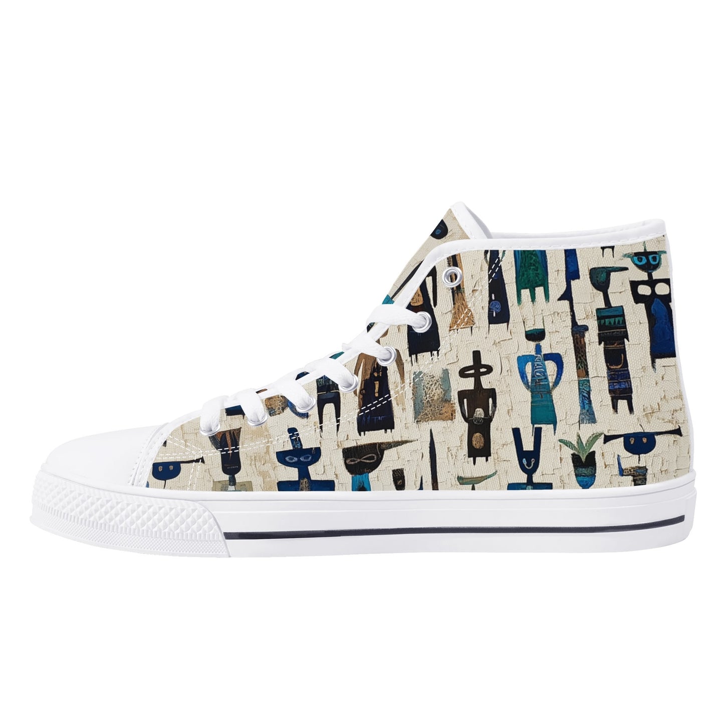 Mystic Figures High Top Canvas Shoes - Women