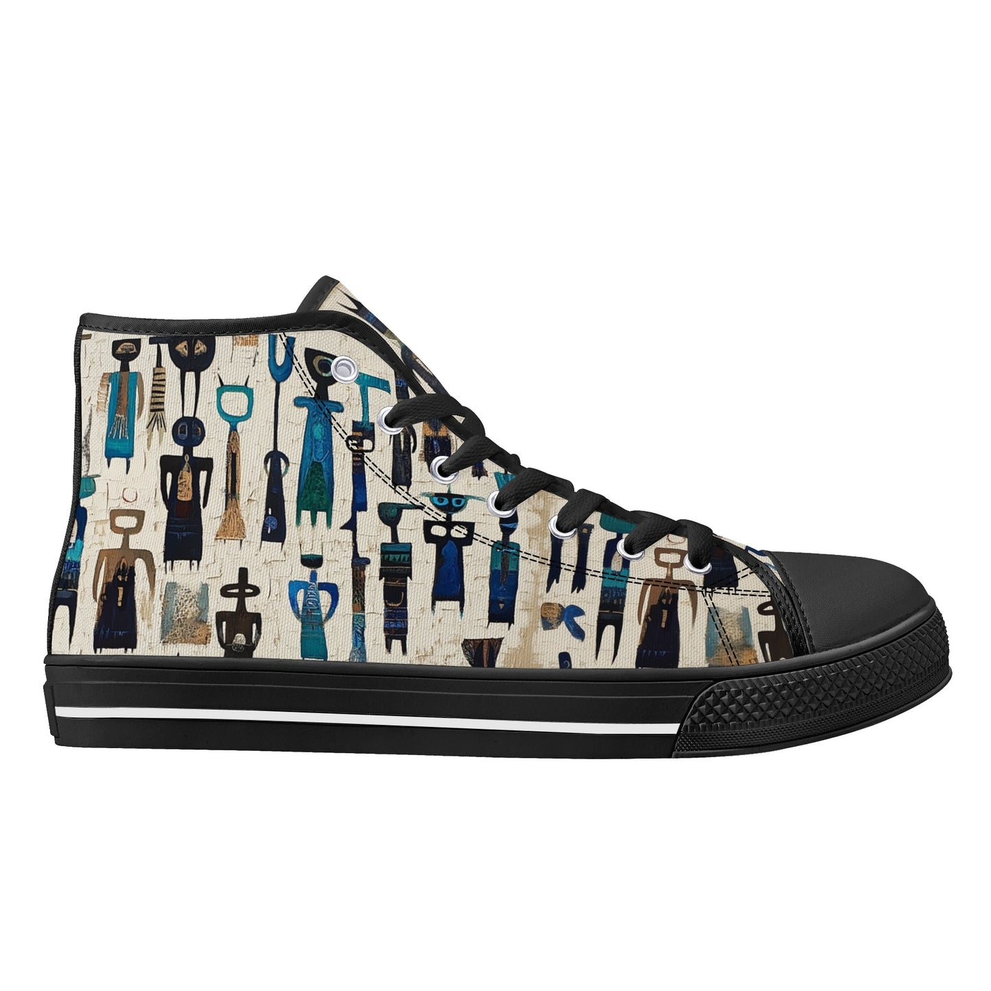 Mystic Figures High Top Canvas Shoes - Women