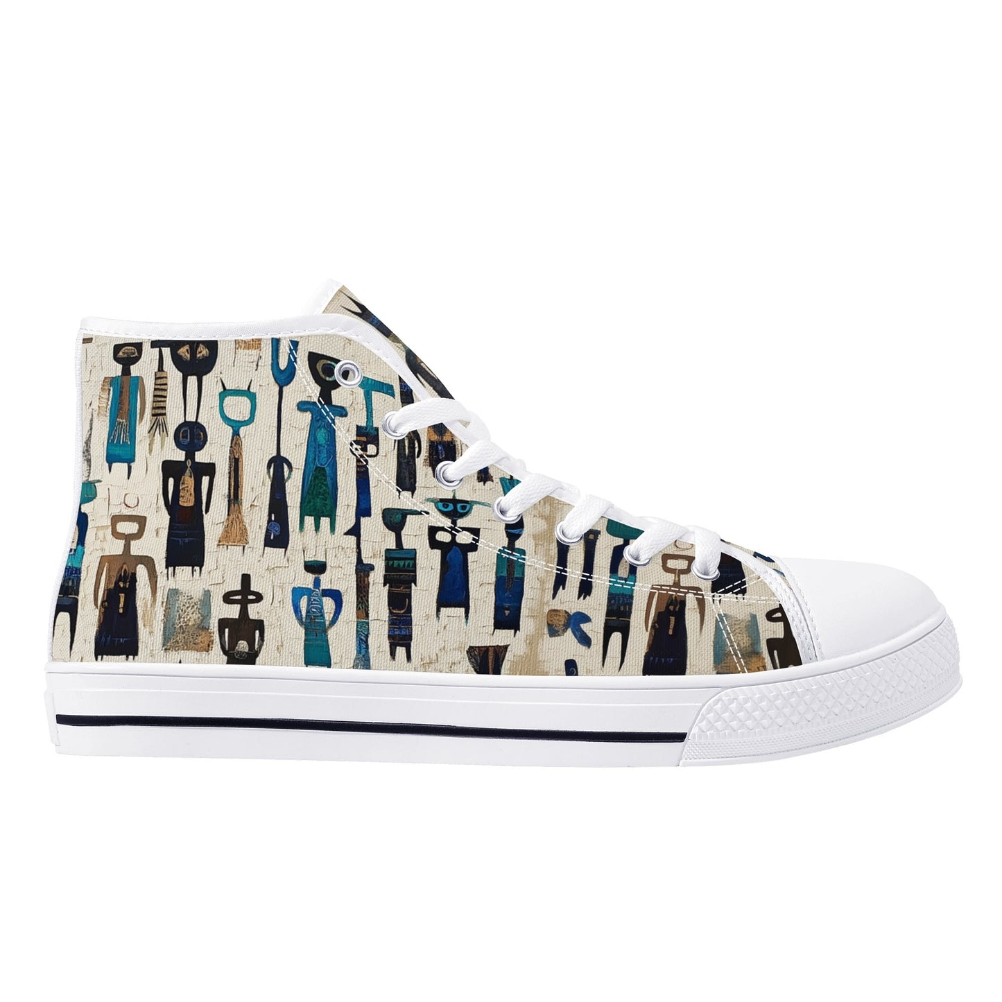 Mystic Figures High Top Canvas Shoes - Women