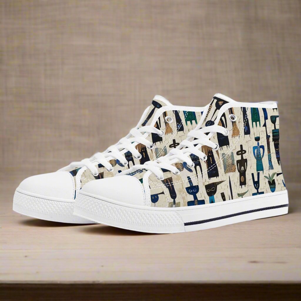 Mystic Figures High Top Canvas Shoes - Women