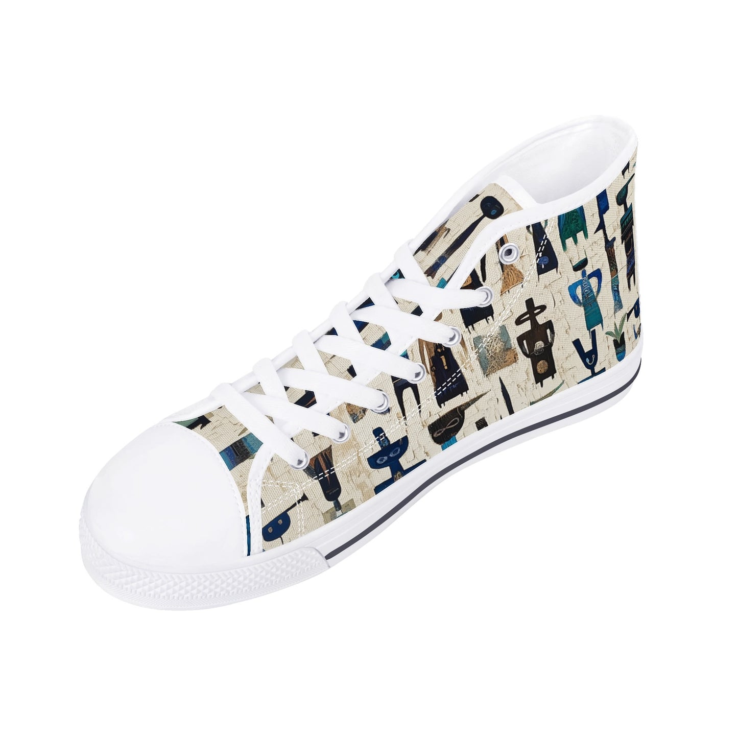 Mystic Figures High Top Canvas Shoes - Women