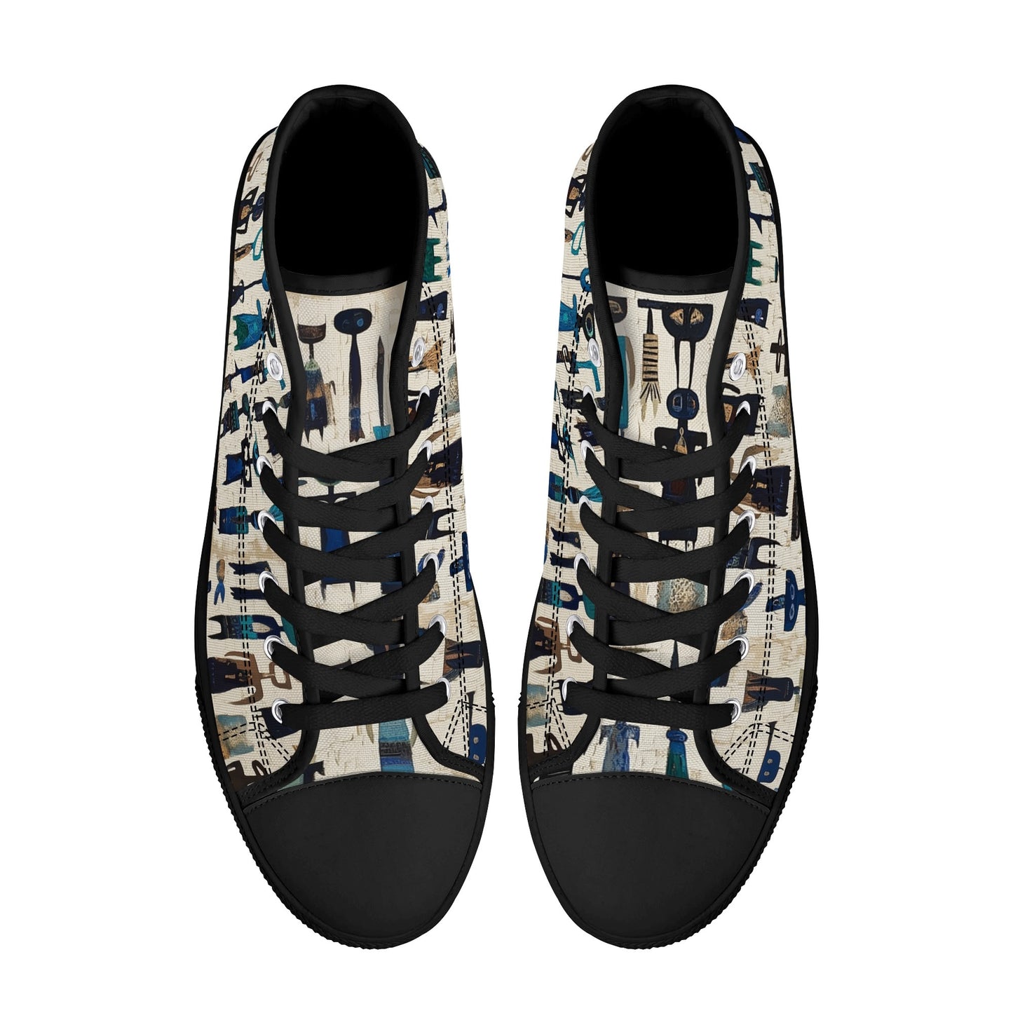 Mystic Figures High Top Canvas Shoes - Women