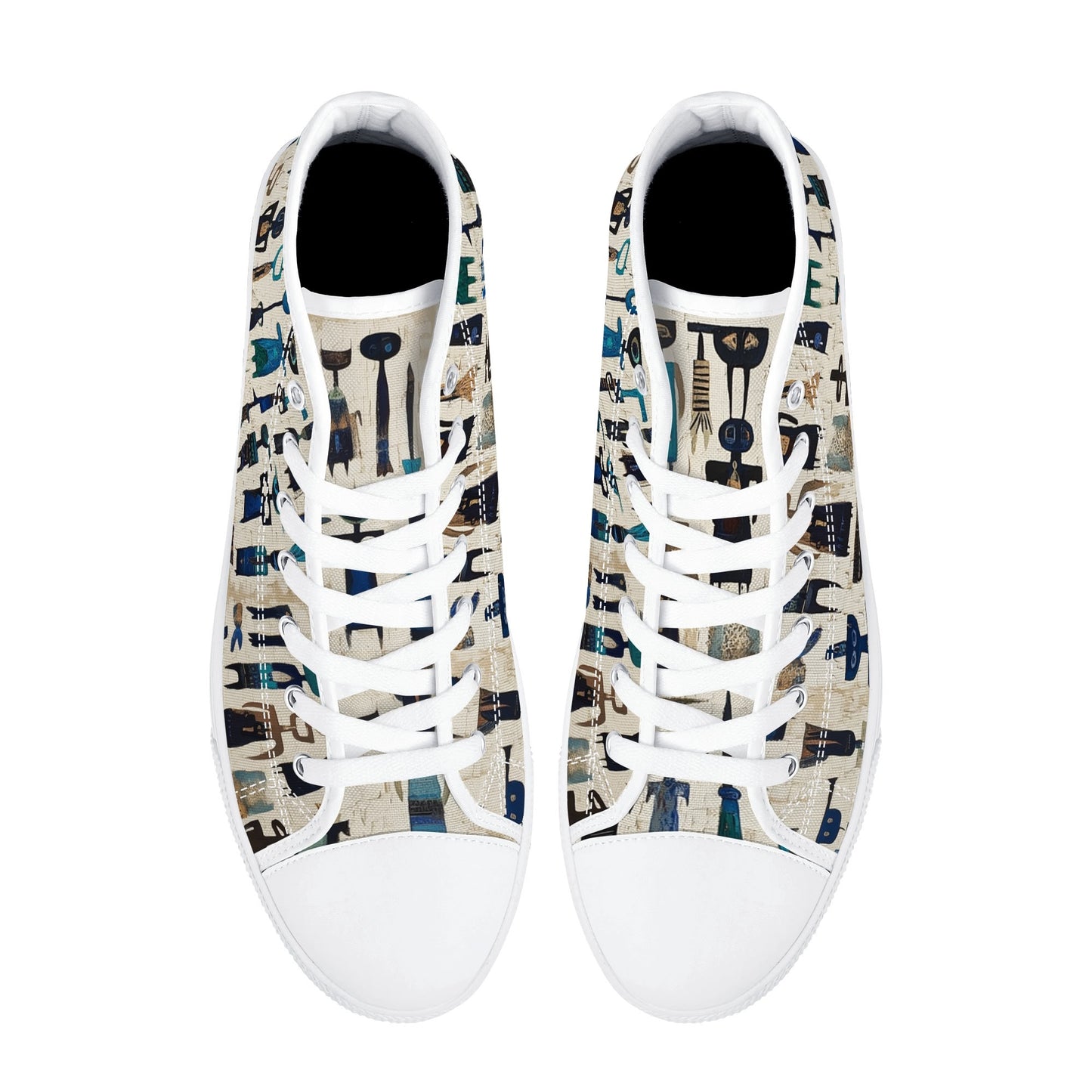 Mystic Figures High Top Canvas Shoes - Women