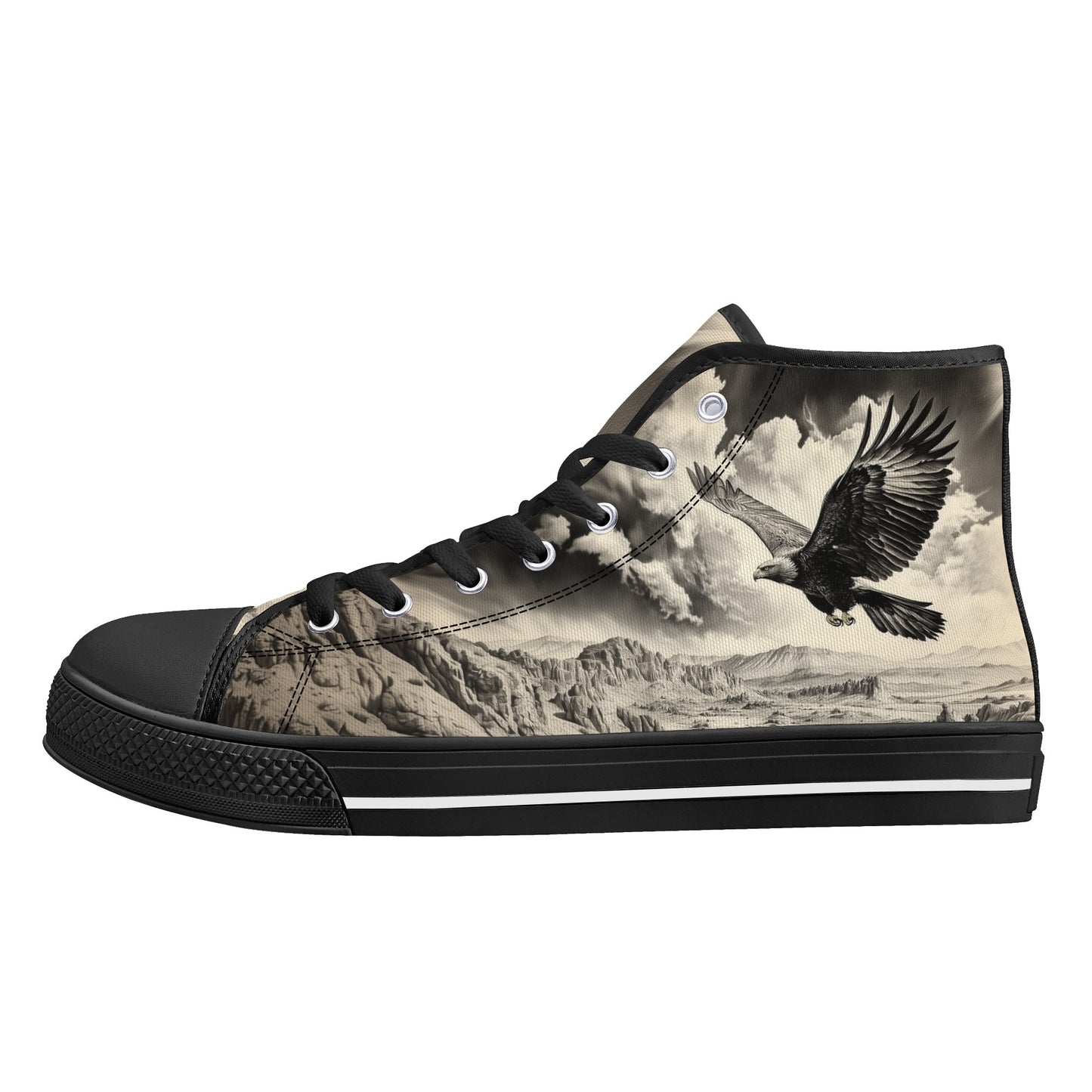 Eagles Ascent High Top Canvas Shoes - Men