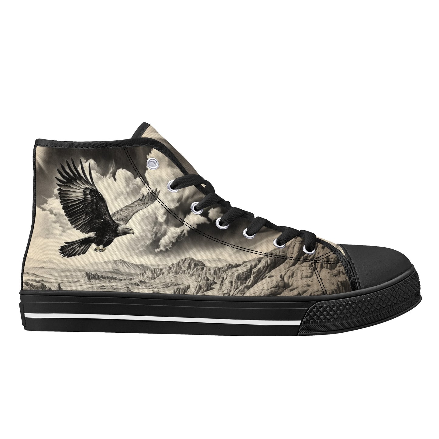 Eagles Ascent High Top Canvas Shoes - Men