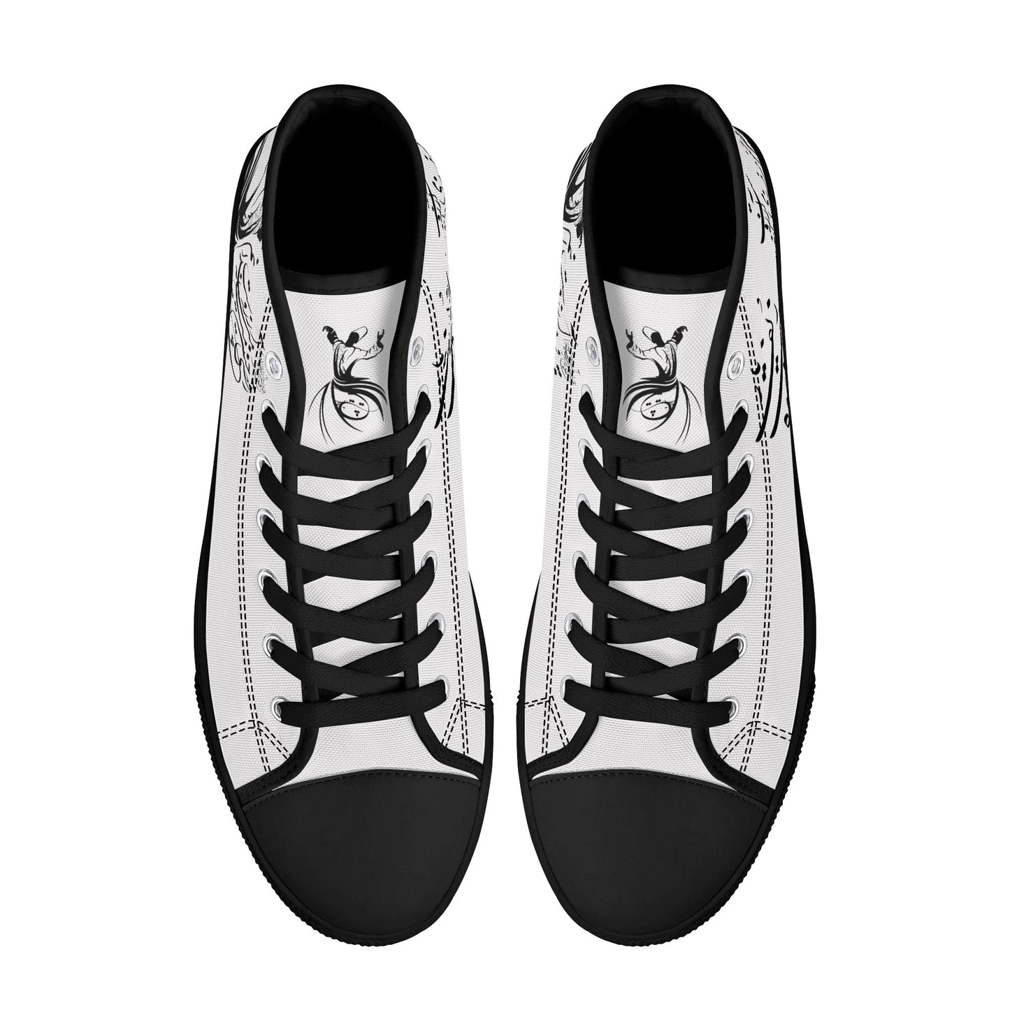 Sufi Serenity High Top Canvas Shoes - Men