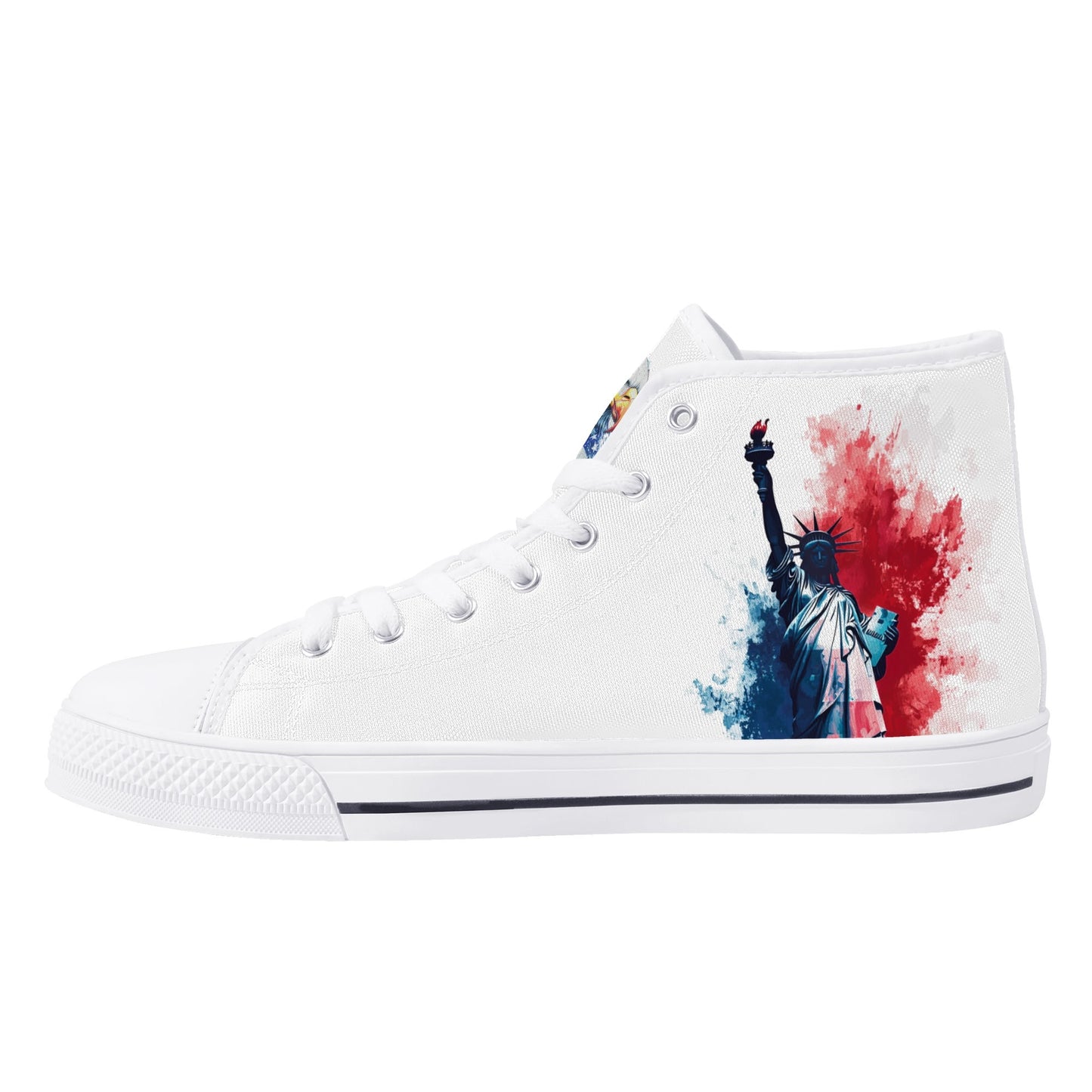 American Pride High Top Canvas Shoes - Men