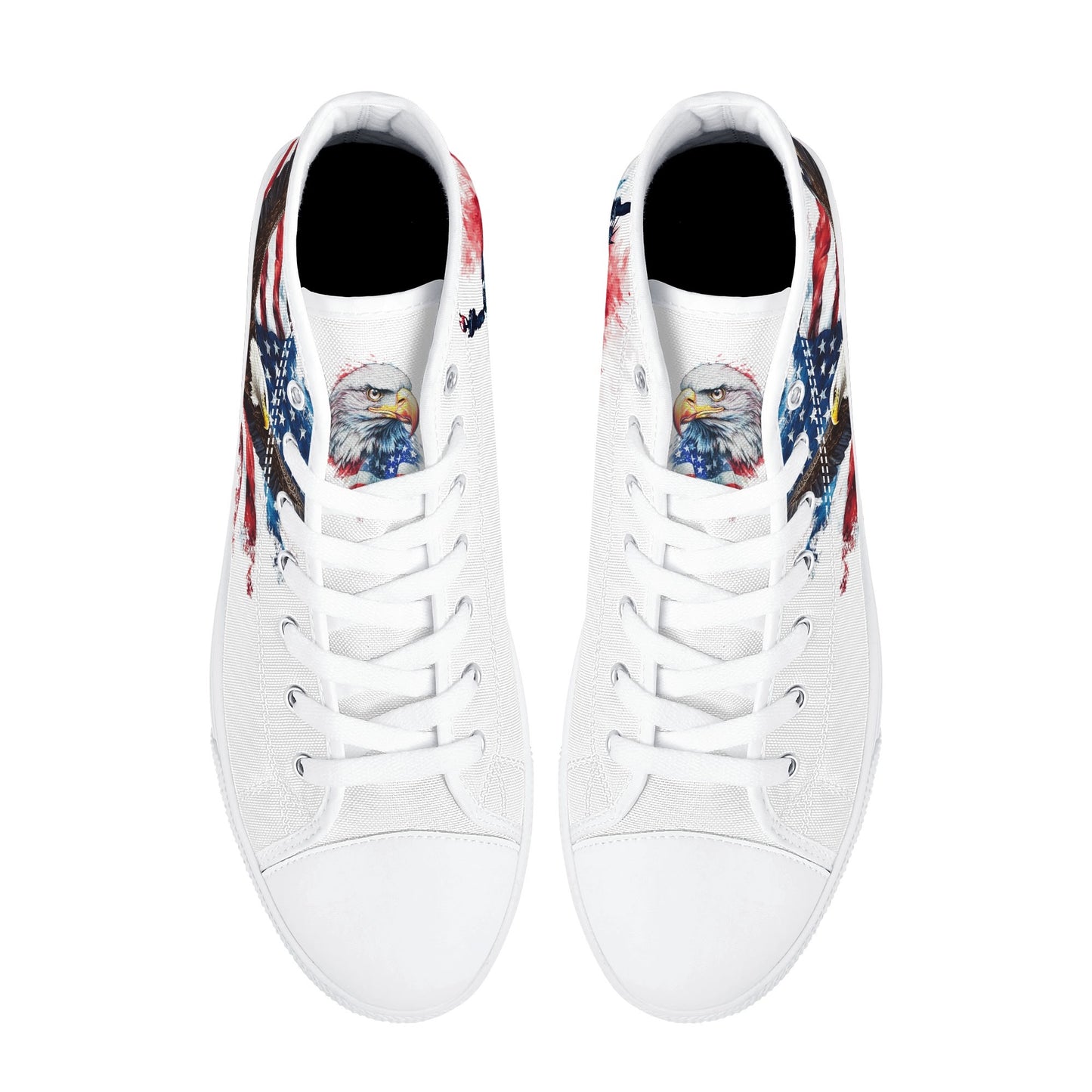 American Pride High Top Canvas Shoes - Men